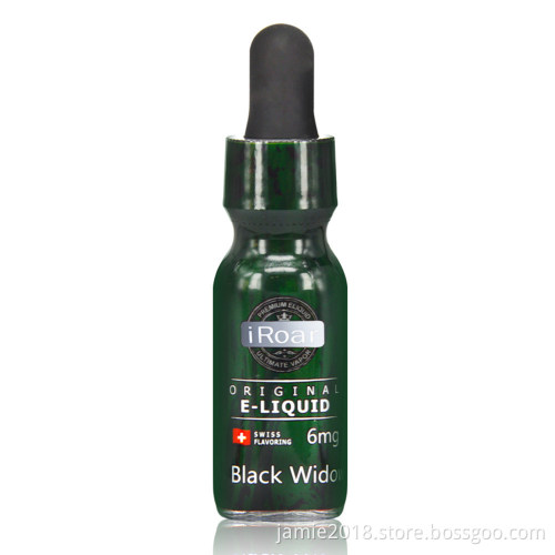 2018 trend black widow e juice 15ml glass bottle e liquid
